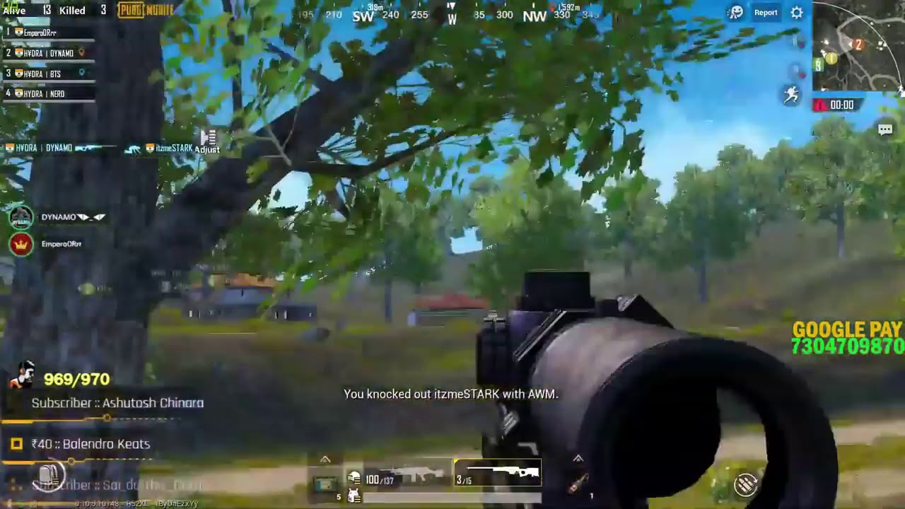 Dynamo vs shroud PUBG mobile