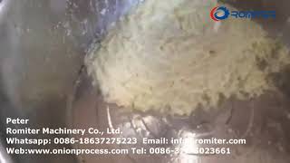Automatic Onion Paste Cutting Making Machine