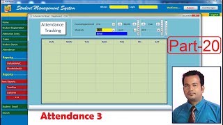 Student Management System in Access 2007 Part 20 - Attendance 3