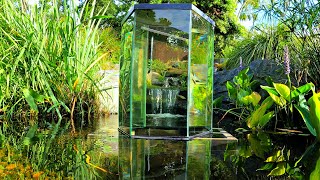 Building an Inverted Aquarium inside my Backyard Pond!
