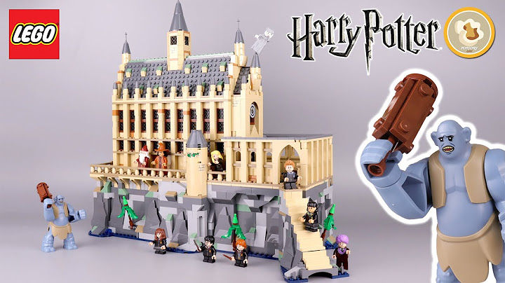 LEGO Hogwarts Castle: The Great Hall 76435 Speed Build