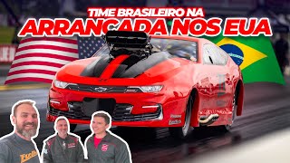 Arrancada PDRA nos EUA com time brasileiro! Roderjan Busato de Camaro Promod Blower! + Luis de Leon