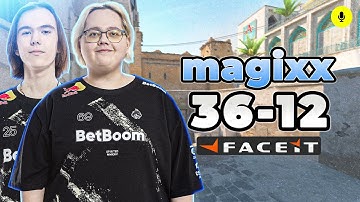 CS2 POV | 🔥magixx FACEIT Ranked (Dust2) with donk - Voice Comms 36-12
