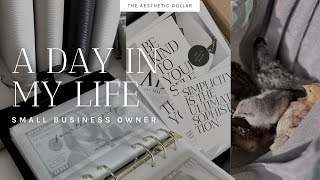 A Day in My Life as a Small Business Owner | Studio Vlog | No. 15 | Packing Orders | Mom Life