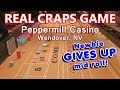 LOTS OF ACTION & FUN! - Live Craps Game #33 - Peppermill Casino, Wendover, NV - Inside the Casino