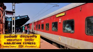 Ahmedabad to Chennai by Navajeevan Express | 120 Kmph MPS High Speed Journey And Lovely New Timings