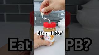 A NO-mess PB stirrer 🤩 #peanutbutter #kitchengadgets