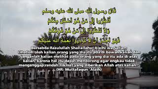 Hadits Mensyukuri Nikmat Allah Hadits Mensyukuri Nikmat Allah