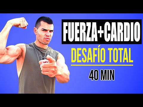 Rutina para TONIFICAR TODO el CUERPO y QUEMAR GRASA 40 MINUTOS (En CASA) 🔥 FUERZA y CARDIO ADELGAZAR