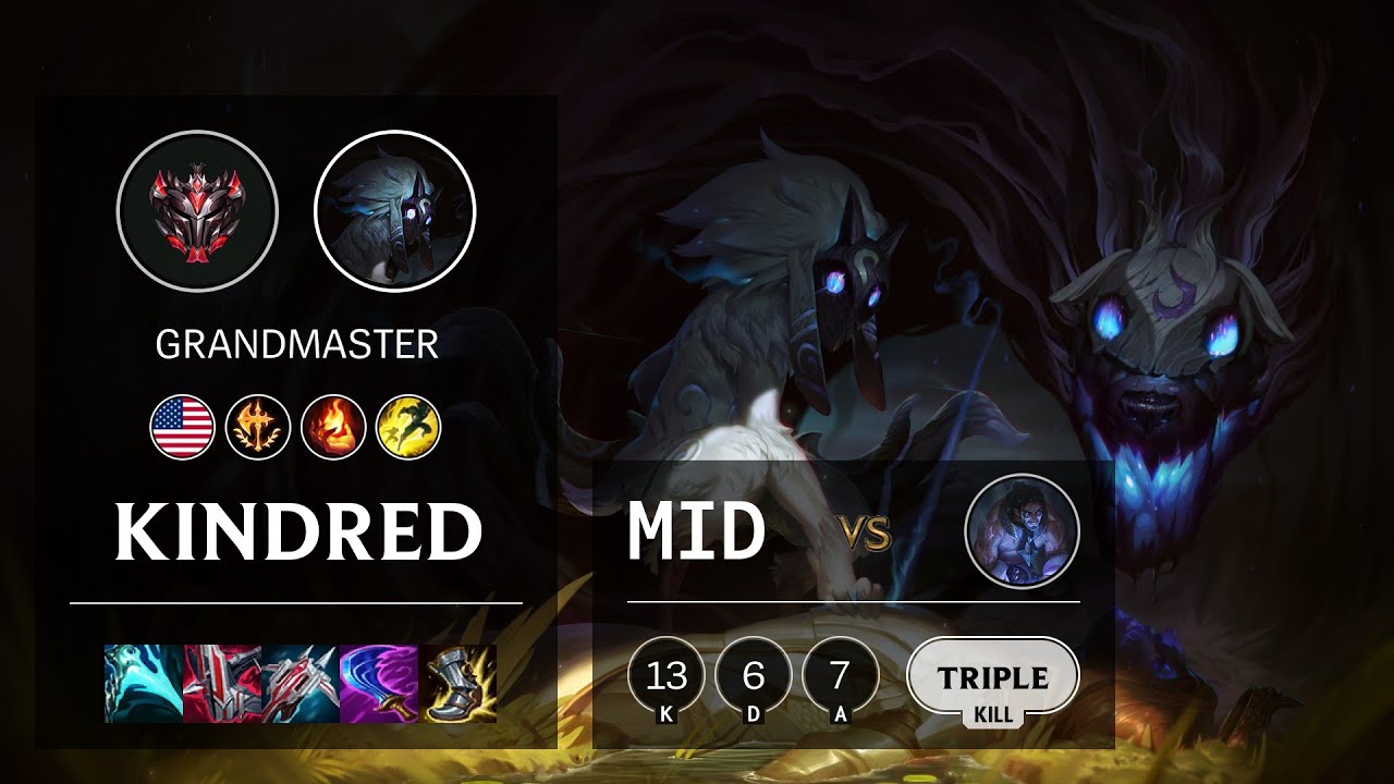 Kindred Mid vs Sylas - NA Grandmaster Patch 11.7