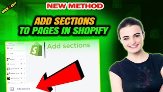 How to add sections to pages in shopify 2024 (Quick & Easy)