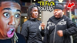 Asking Celebrities If They Can Fight, THEN BOXING THEM