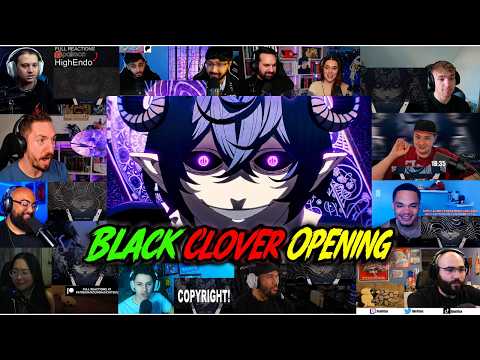 Black Clover 2nd Season Opening "Kienai Riyuu" by WANIMA Mega Reaction Mashup