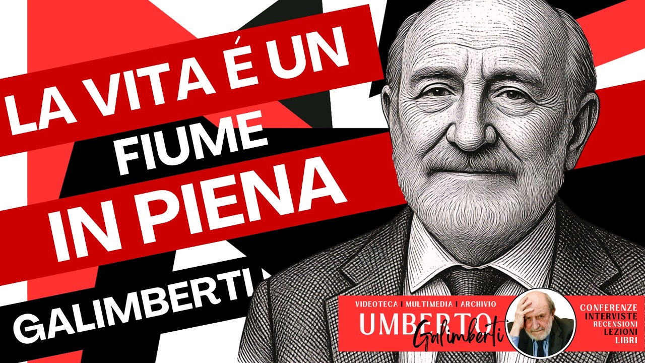 LA VITA È UN FIUME IN PIENA - #Galimberti intervista #Borgna #libro #psicologia #fenomenologia