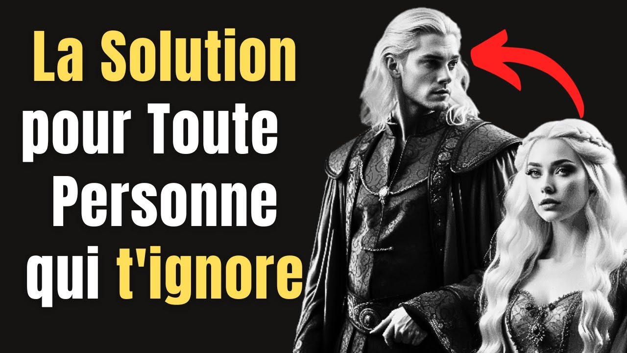 7 étapes à suivre quand quelqu'un vous ignore | Sagesse stoïcienne.