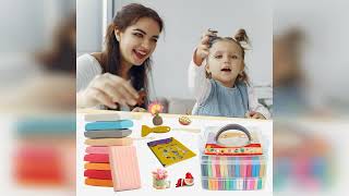 Review: Polymer Clay 50 Colors, Modeling Clay for Kids DIY Starter Kits, Oven Baked Model Clay...