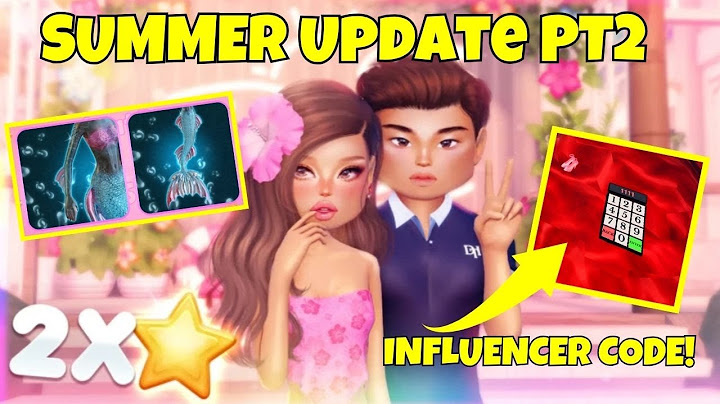 DTI SUMMER UPDATE PART2 *New Mermaid Tail, Secret Codes, 2X Star & More* | Dress to Impress Roblox