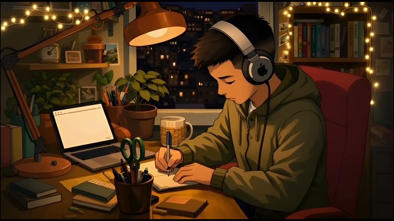 Relaxing chill lofi music with violin, flute, guitar and clarion 