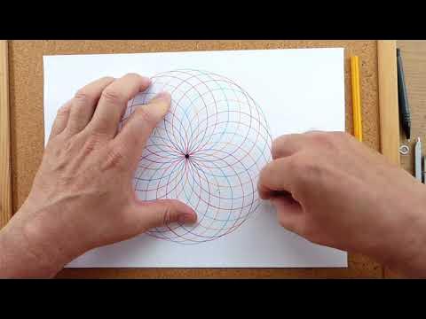How to draw a basic mandala with compass- Mandala rajzolása kőrzővel