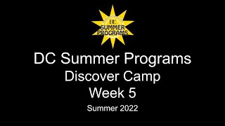 Discover Week 5 Slide Show Summer 2022