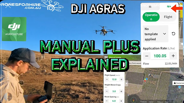 DJI AGRAS T50 – Manual Plus Spraying Mode Explained | Full Tutorial | Setup Series #2