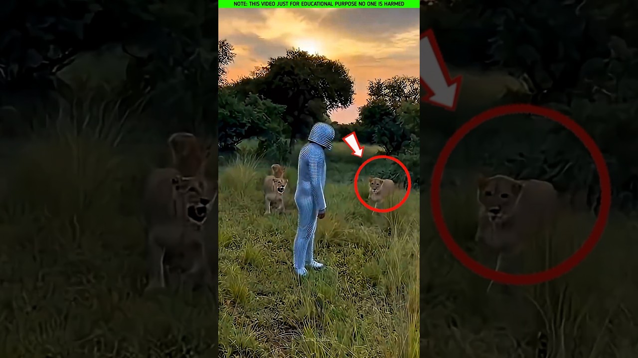 ছেলেটির সাহস আছে বলতে হয় 😱