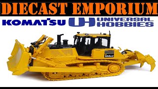 1:50 Scale Universal Hobbies Komatsu D155AX-7 Crawler Dozer Unboxing & Review