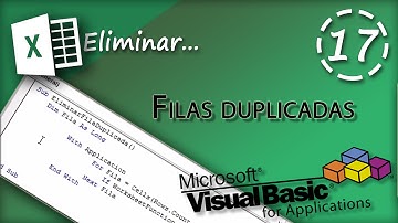 Eliminar filas duplicadas | VBA Excel 2013 #17