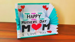 Mother's Day Pop Up Card Making Easy | How to make Mother's Day Greeting card 2024 | Handmade Card