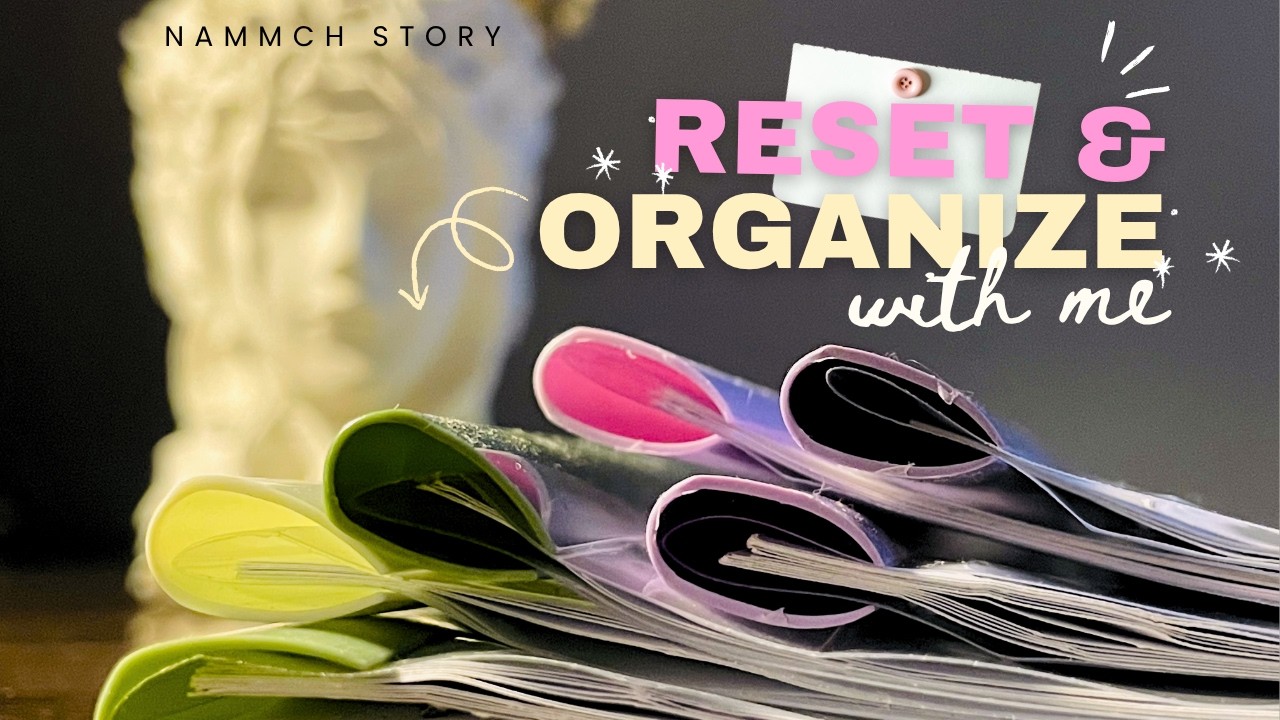 academic reset 📁 organizing my study notes & filing - YouTube