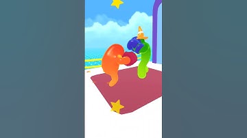 Blob Clash 3d Destroy Safety Cone Bosses  #running #racegame #3d #viralvideo #shorts #short