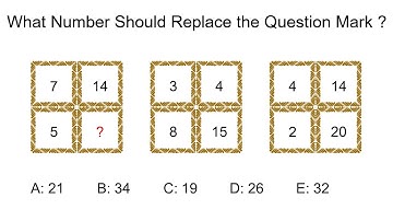 Number Pattern | Can you find what number the question mark is? | Math Logic Puzzles