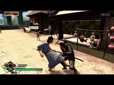 Way of the Samurai 3 PlayStation 3 Gameplay - Market Battle