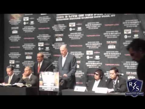 Cotto vs. Margarito II Press Conference | Opening ...