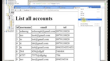 WebApplication1 JSTL SQL