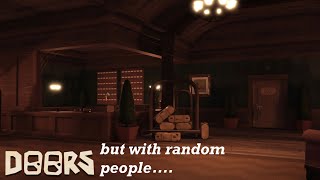 I played Roblox Doors with random person (frozen46688) | Tech-Blox | #roblox #robloxdoors