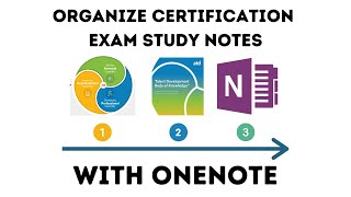 OneNote Tool to Organize Study Notes for the #CPTD Exam