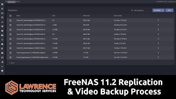 FreeNAS 11.2 Snapshots / Replication & My Video Backup Process