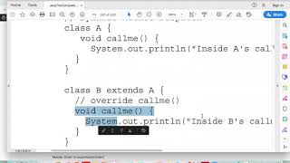 Dynamic Method dispatch - Java