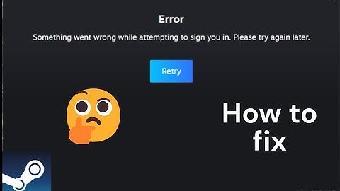 FIX STEAM ERROR CODE E84 or ERROR 50 | Steam Something Went Wrong While Attempting To Sign You In