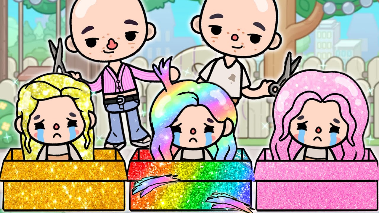 Особые радужные волосы сделают меня богатым | История жизни Toca | Toca Boca