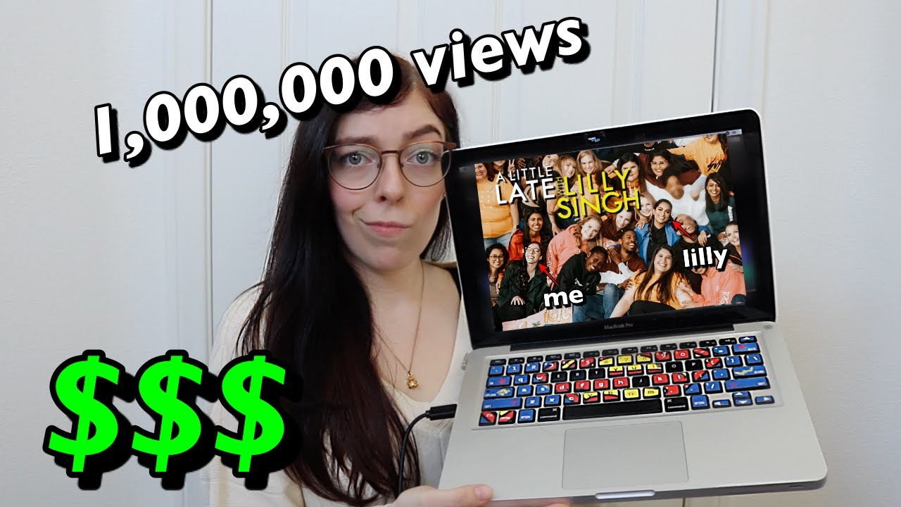 what youtube paid me for 1 million views
