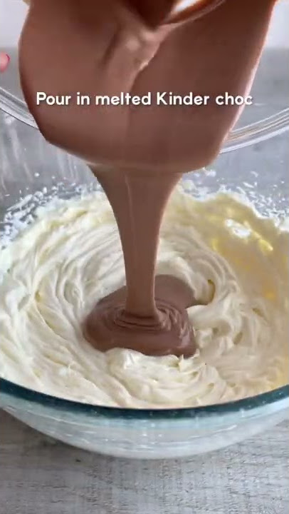 No-bake Kinder Cheesecake ASMR