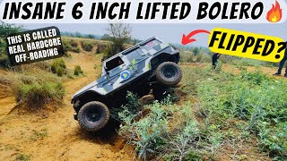6 inch LIFTED SOLID AXLE BOLERO EXTREME OFFROADING 😍💯|| JAMMU & NCR OFFROADERS TOGETHER 💪