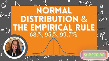 Normal Distribution and the Empirical Rule (68%,95%,99.7%) Statistics