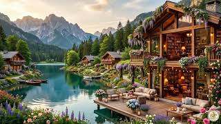 Soft June Summer Jazz 🌞 Outdoor Cafe Ambience with Smooth Jazz Background Music for Stress Relief