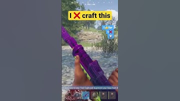 I never craft this 🛢 Rust Console 🎮 PS4, Xbox