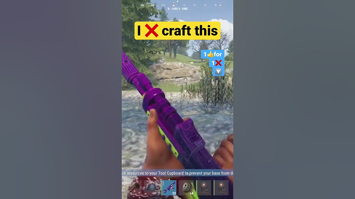 I never craft this 🛢 Rust Console 🎮 PS4, Xbox
