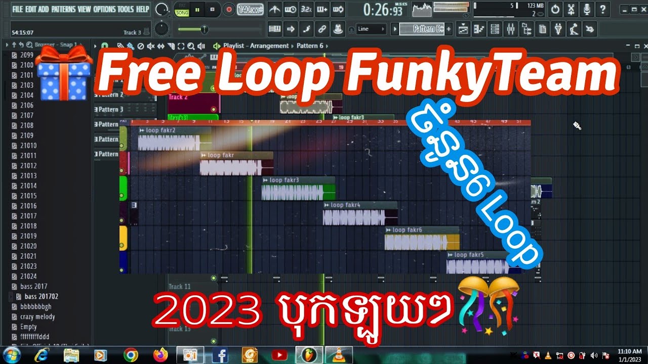 🎁Free Loop Funky DJz Kea Team 2023 បុកឡូយៗចំនូន6 Loop🎊
