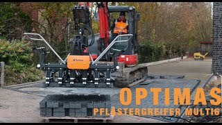 Optimas Pflastergreifer Multi6 Paver Clamp Multi6 For Excavator